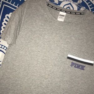 PINK shirt sleeve tee